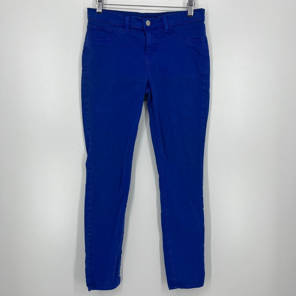 J Brand Skinny Leg‎ Pants Royal Blue Womens Size 29 BRT ROYAL 811K120